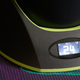 You can adjust with a push of one of the buttons. The LCD screen isn’t anything fancy, but it does the job.
